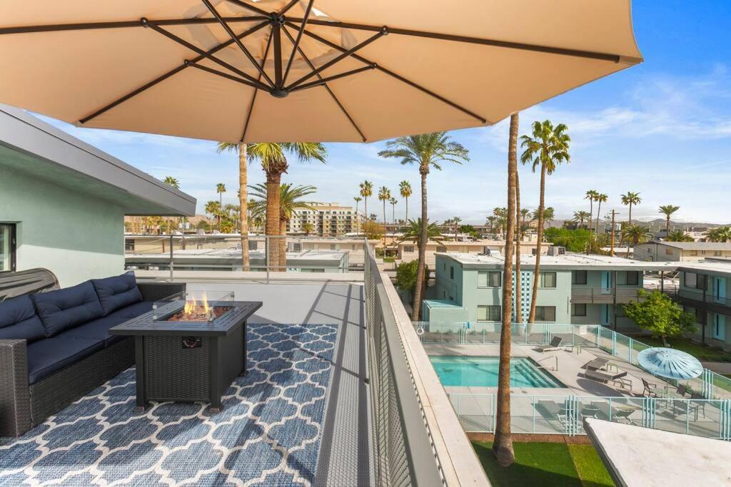 Large Studio Rooftop & Poolside - Walk To Old Town Scottsdale Exteriör bild